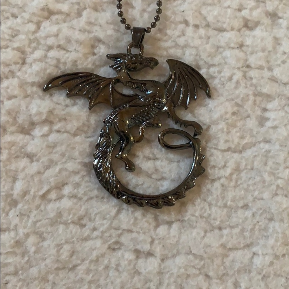 Dark Dragon Necklace